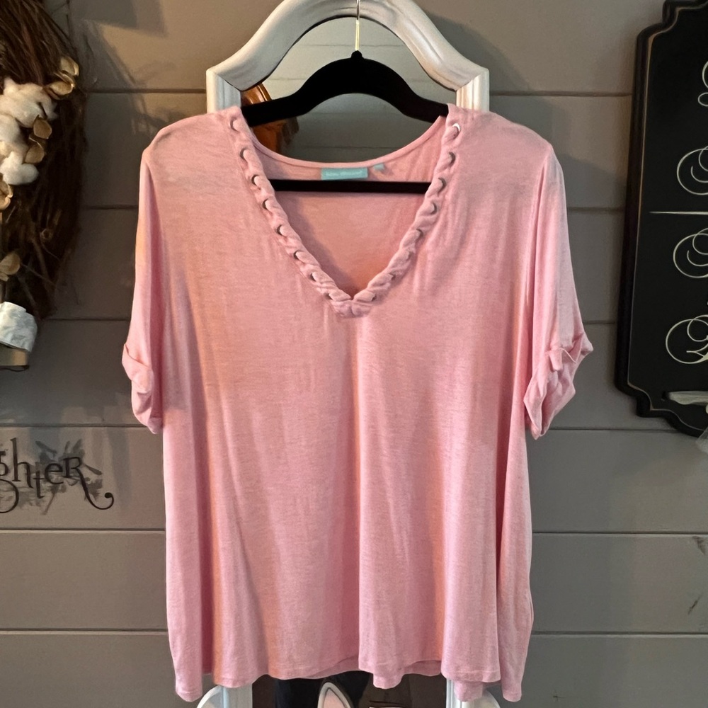 Relaxed Pink Short Sleeve Tee